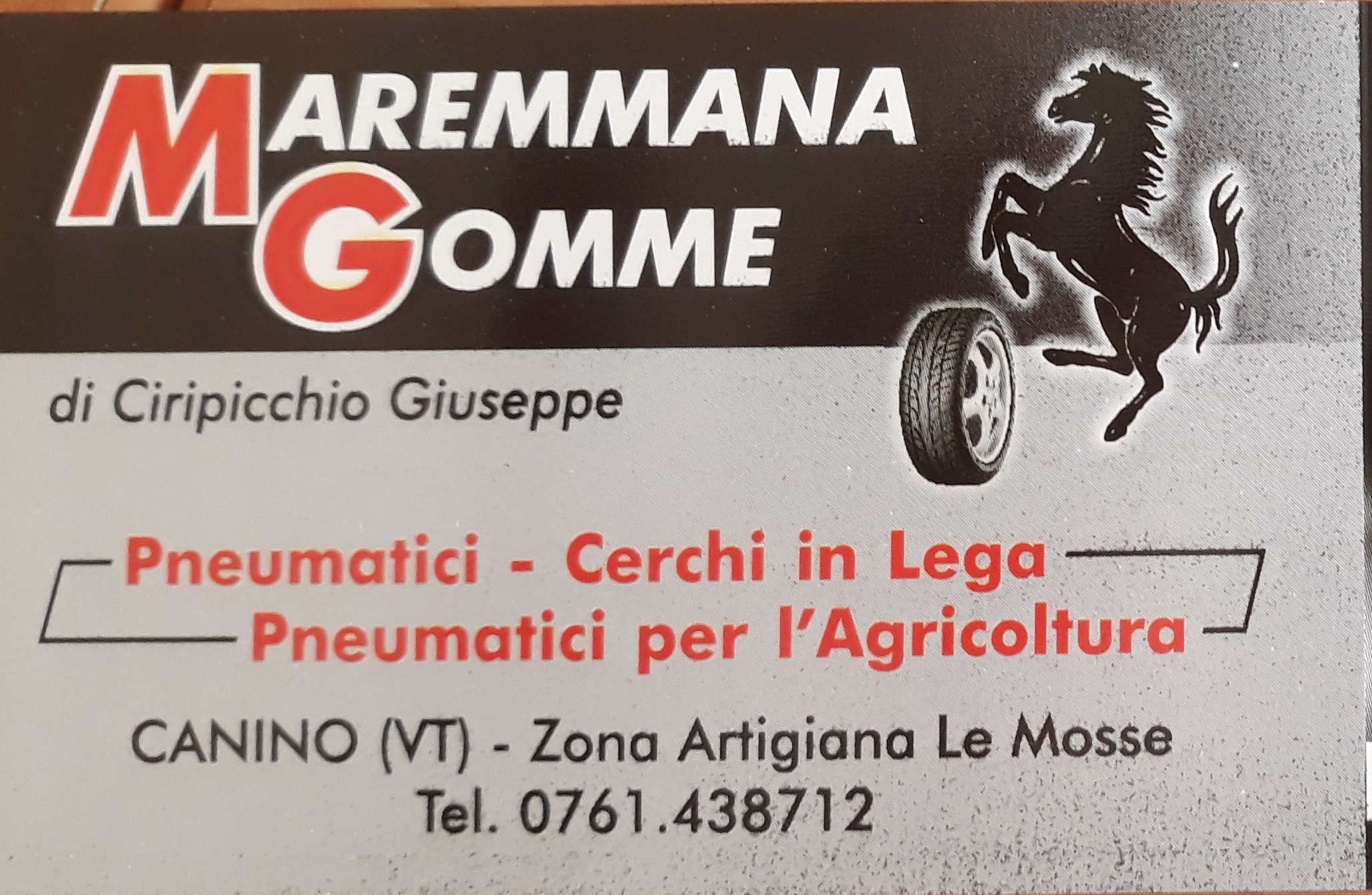 logo maremmana gomme di ciripicchio g